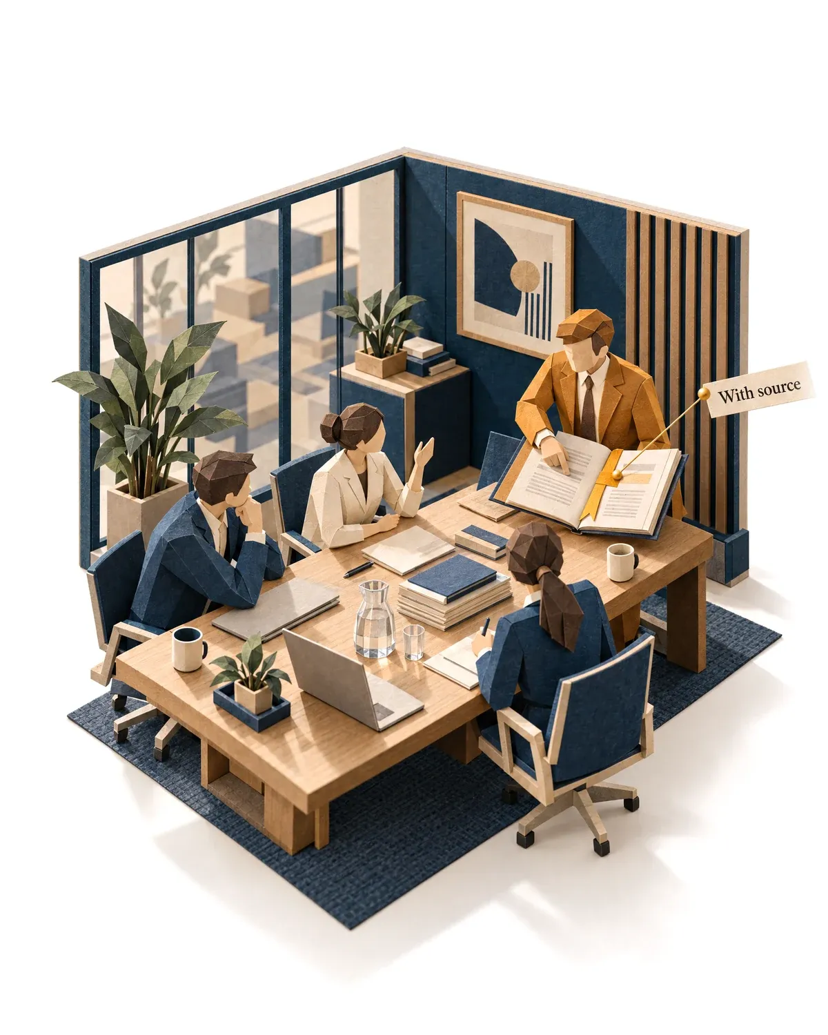The company brain agent answering a junior consultant from the right page of a client file.